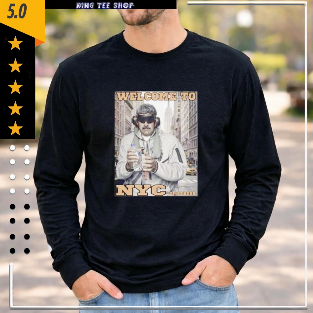 Official Dictator Nicolas Maduro Graphic Venezuela Libre 2026 Welcome to NYC shirt