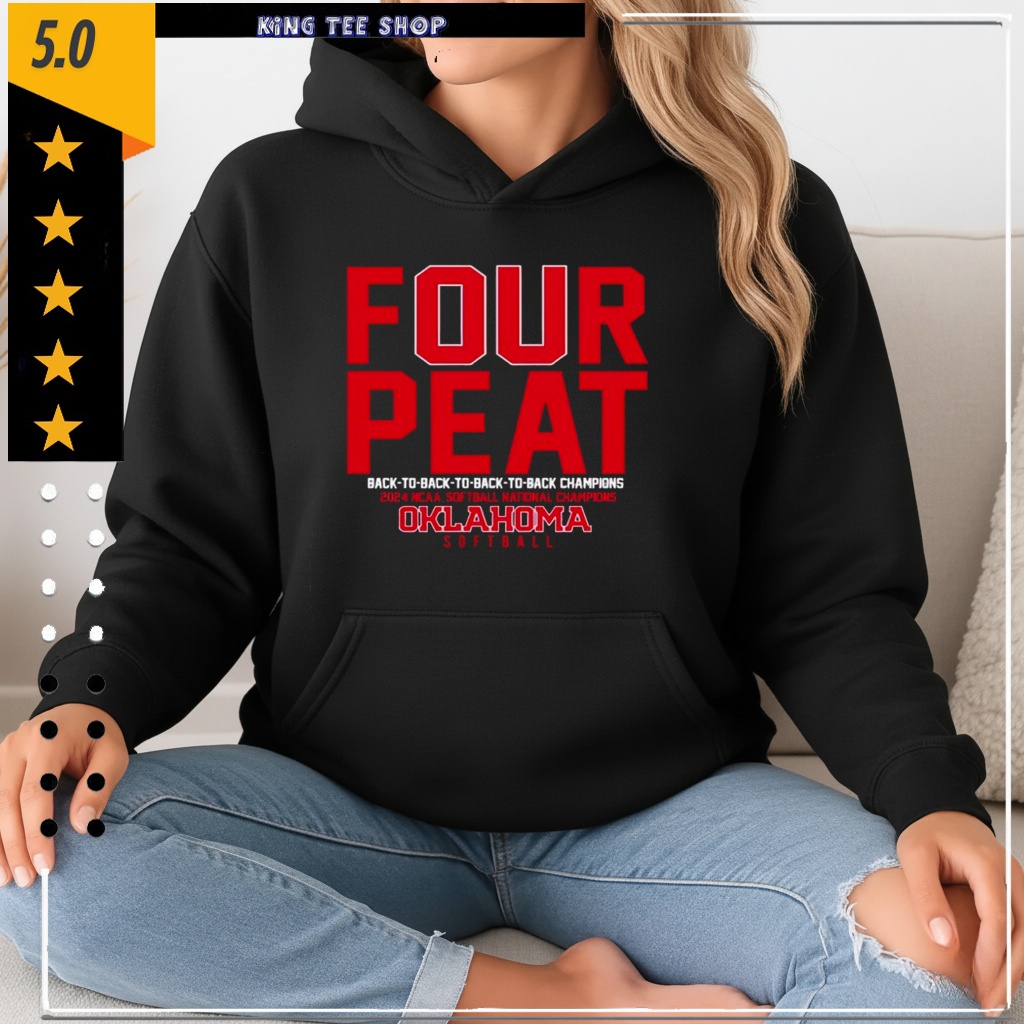 Oklahoma Softball Four-Peat Shirt