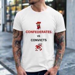 Ole Miss Rebels Confederates Vs Miami Hurricanes Convicts mascot shirt