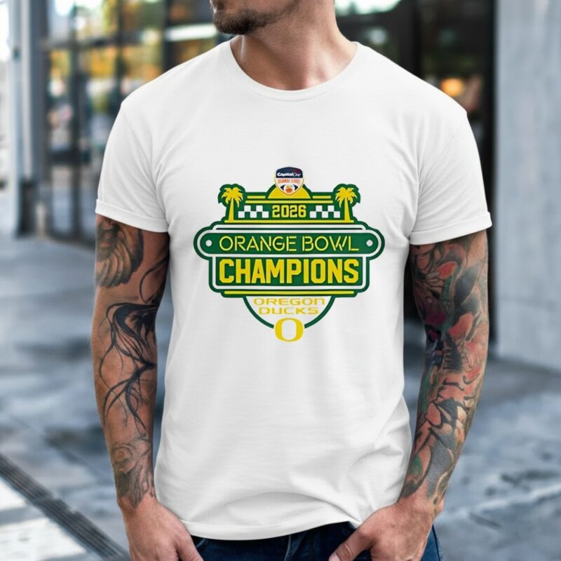Oregon Ducks Football 2026 Orange Bowl Champions Logo_Classic Men's T-Shirt