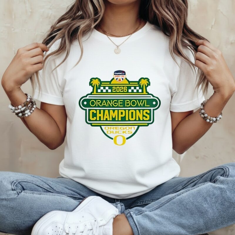 Oregon Ducks Football 2026 Orange Bowl Champions Logo_Classic Women's T-Shirt