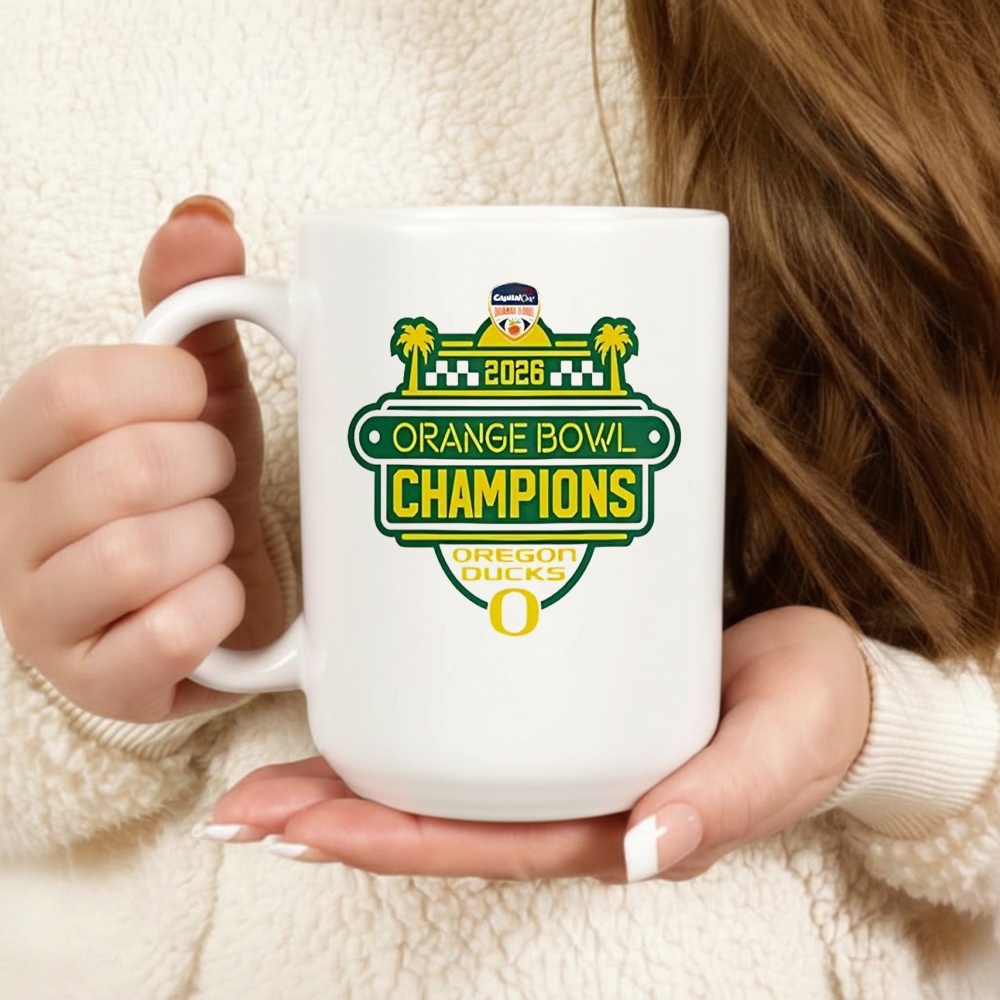 Oregon Ducks Football 2026 Orange Bowl Champions Logo shirt