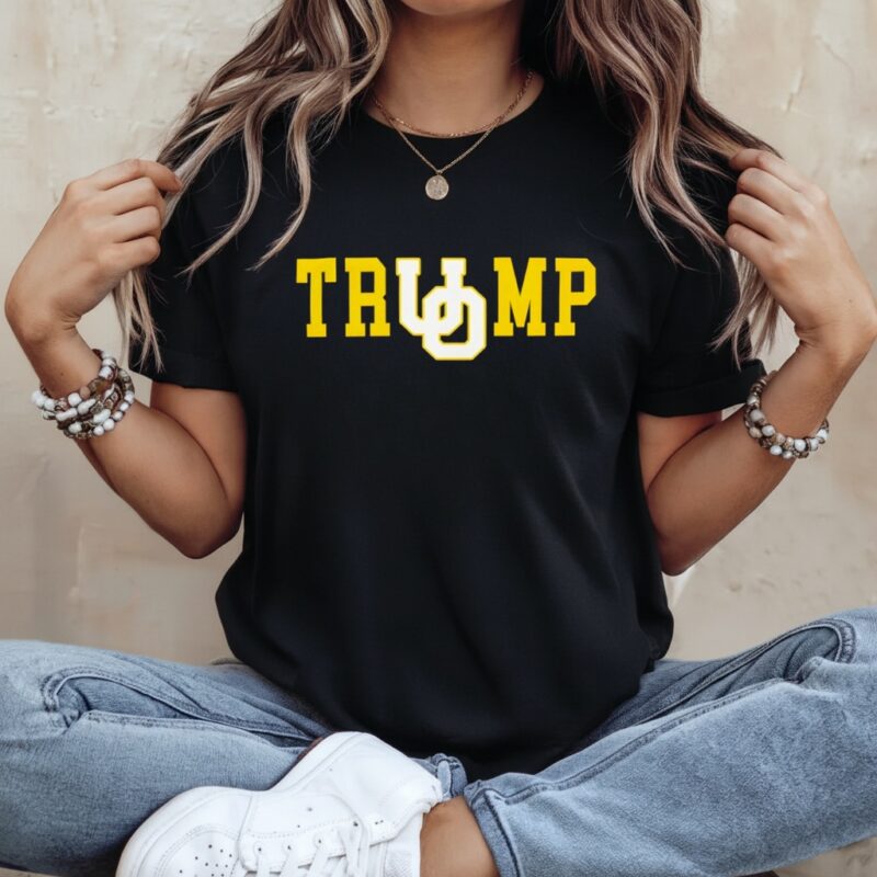 Oregon Ducks football x Trump Logo_Ladies T-Shirt