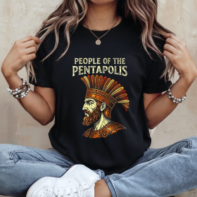 Philistine people of the Pentaplish retro_Ladies T-Shirt