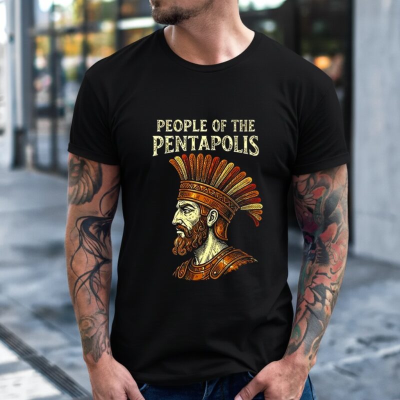 Philistine people of the Pentaplish retro_T-Shirt