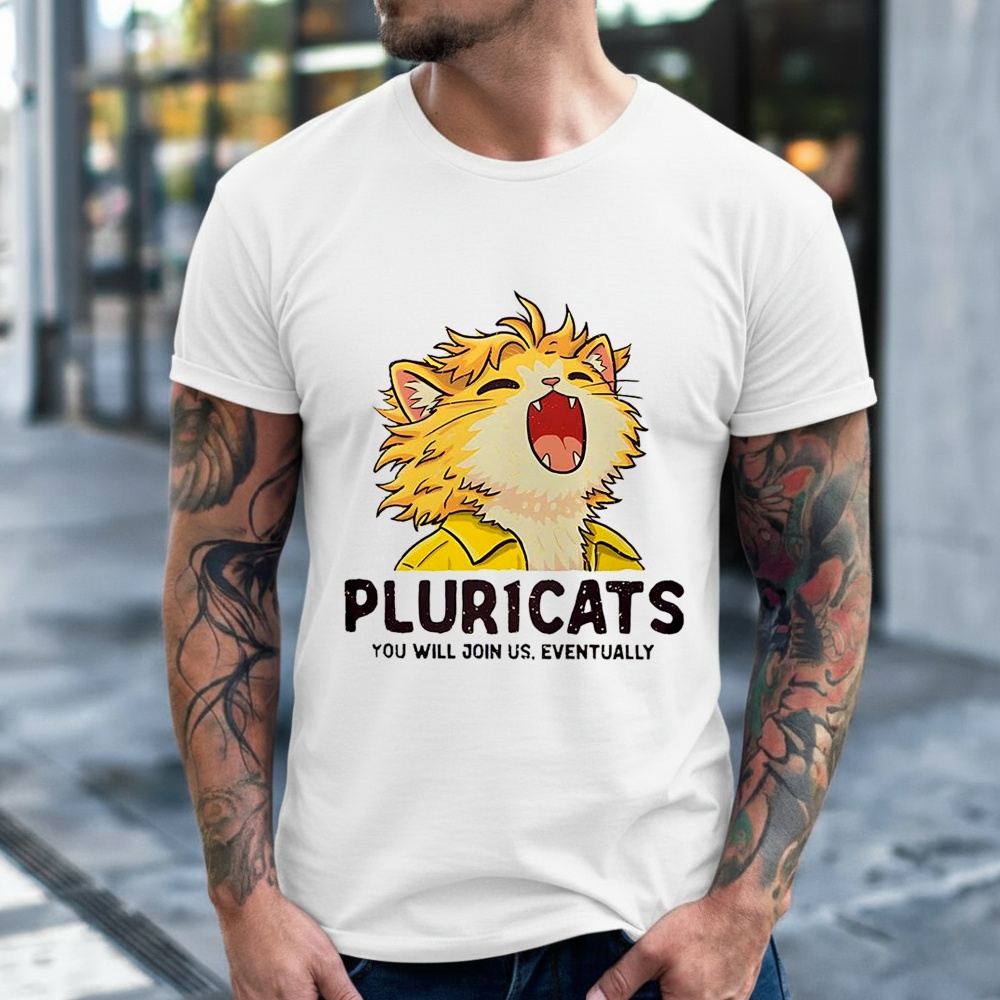 Plur1cats you will join us eventually cartoon shirt