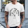 Protect the booty be wild skeleton meme shirt