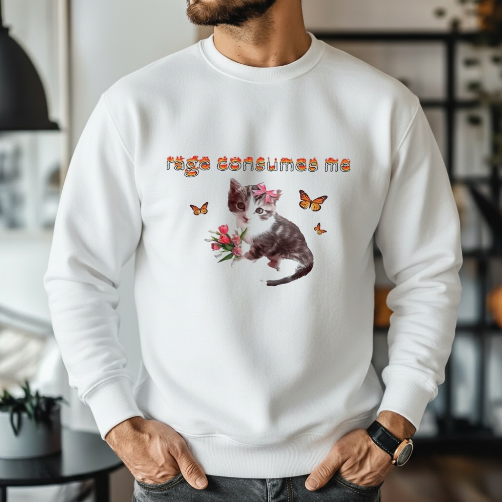 Rage Consumes Me Cat Shirt