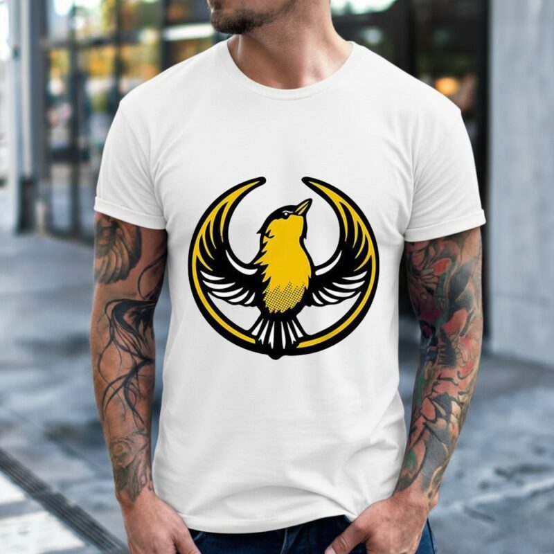 Rebel goldfinch alliance animal logo_Classic Men's T-Shirt