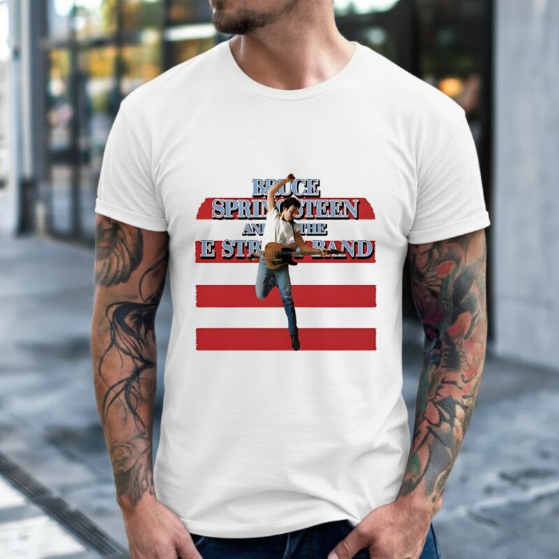 Retro Bruce Springsteen & The E-Street Band graphic_Classic Men's T-Shirt
