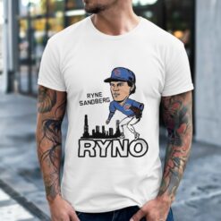 Ryne Sandberg Ryno Chicago Cubs Baseball Caricatures Shirt