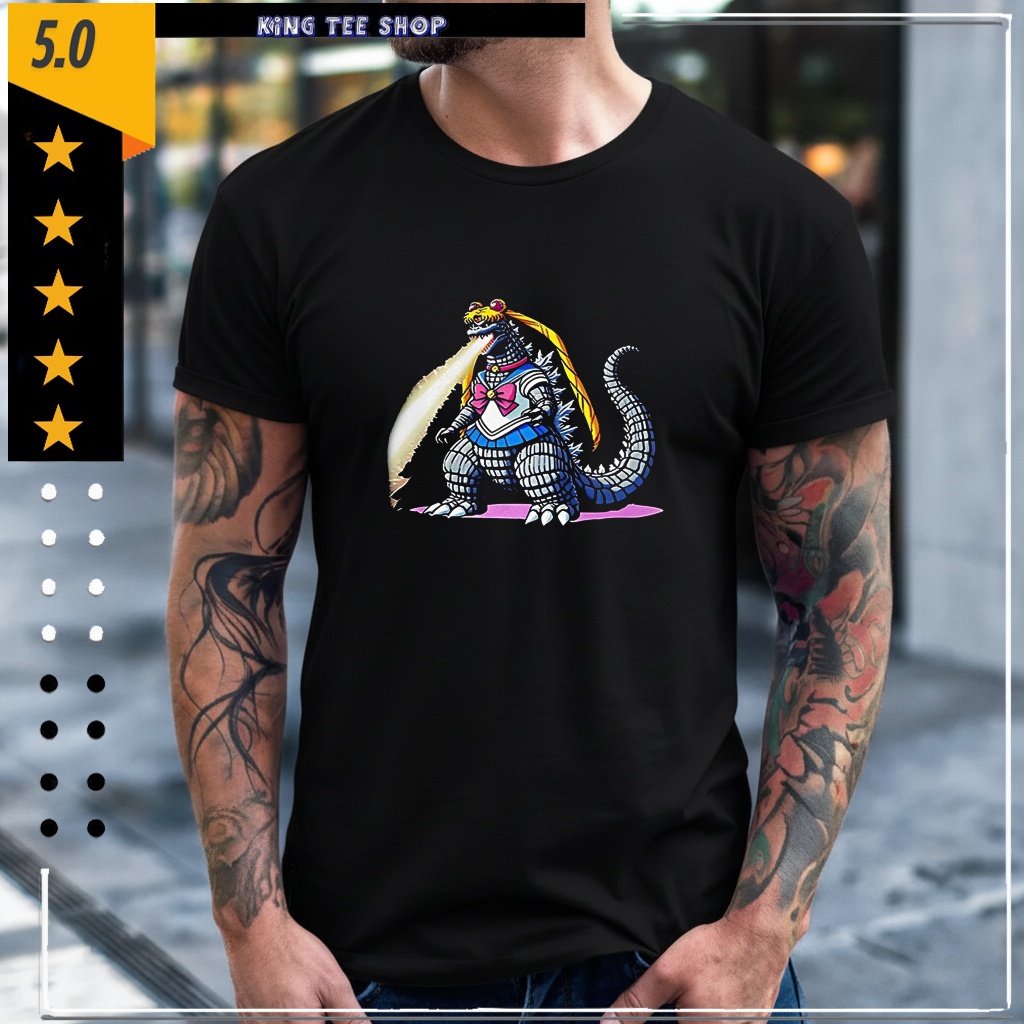 Sailor Godzilla Sailor Moon X Godzilla fan art meme4 shirt