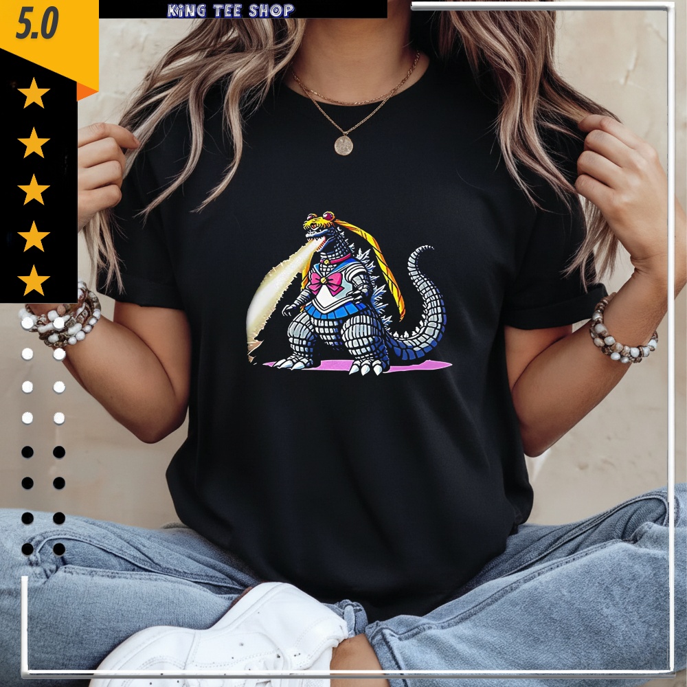 Sailor Godzilla Sailor Moon X Godzilla fan art meme4 shirt
