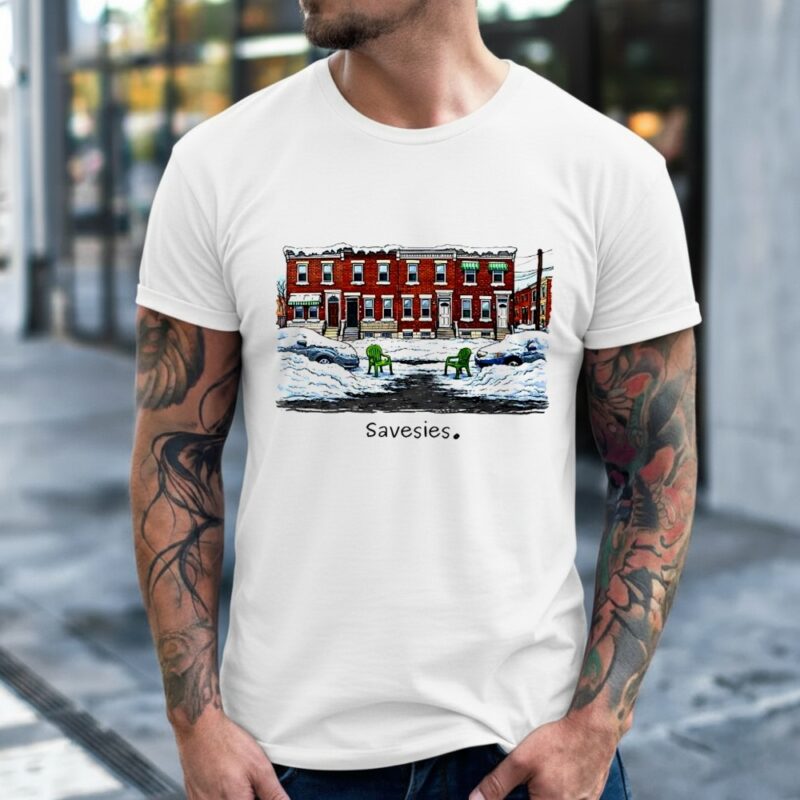 Savesies Philadelphia caricature_Classic Men's T-Shirt