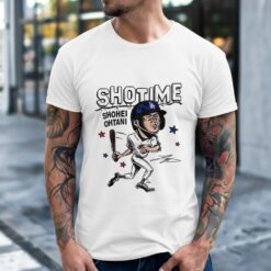 Shohei Ohtani Los Angeles Dodgers Baseball Caricatures Signature Shirt