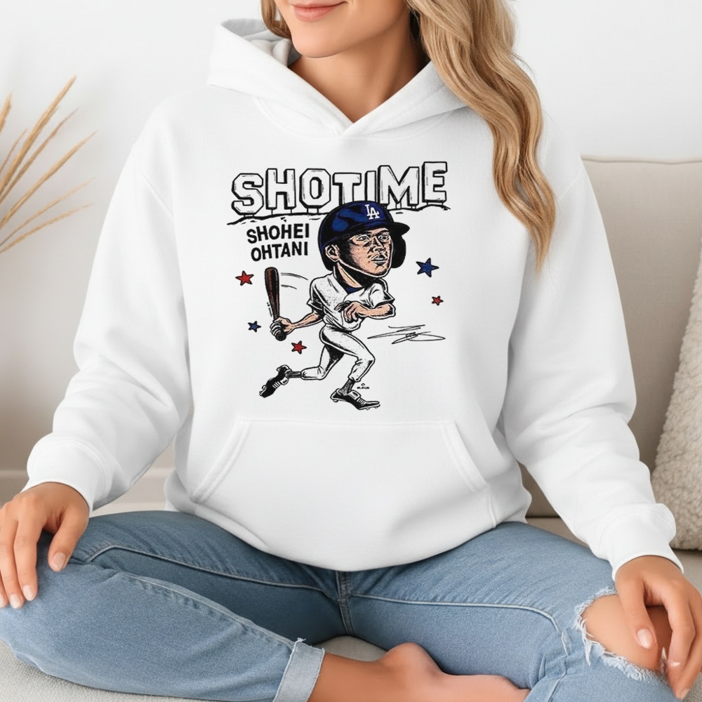 Shohei Ohtani Los Angeles Dodgers Baseball Caricatures Signature Shirt
