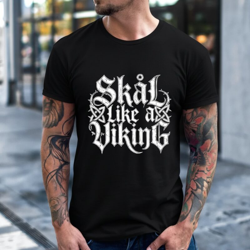 Skal Like a Viking old norse Celtic knot_T-Shirt