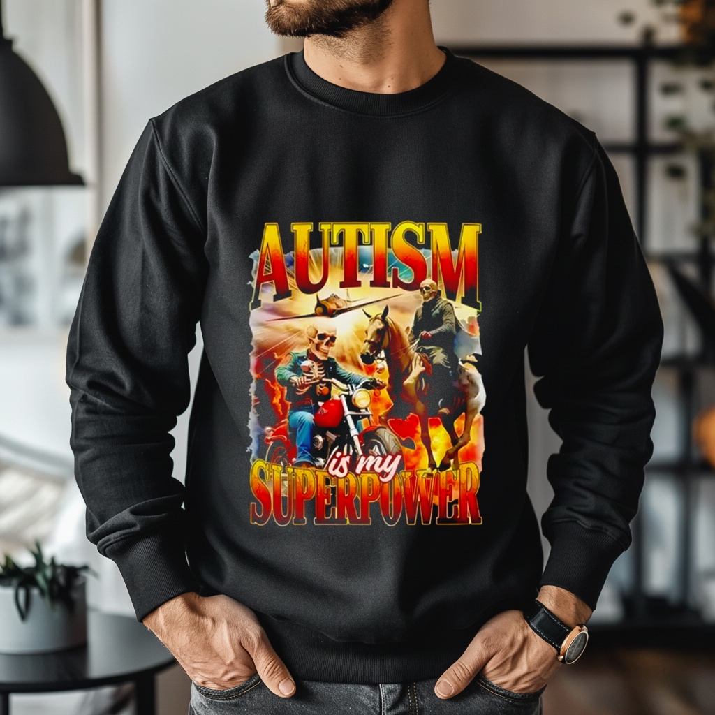 Skeleton Autism Is My Superpower Shirt