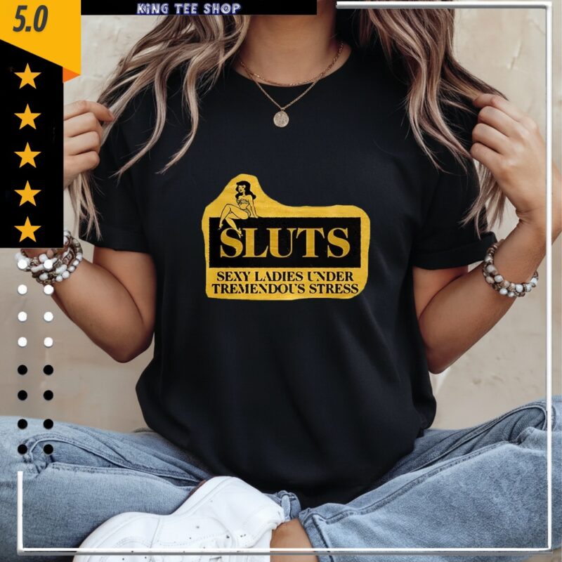 Sluts sexy ladies under tremendous stress sketch_Classic Women's T-Shirt