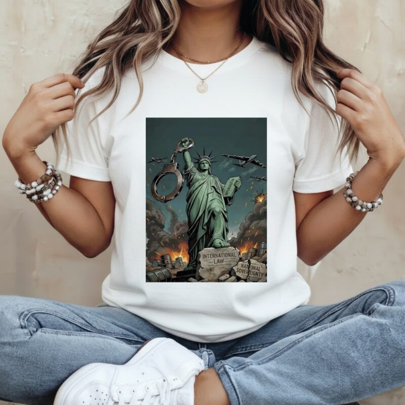 Statue of Liberty imperialism international law national sovereignty_Classic Women's T-Shirt
