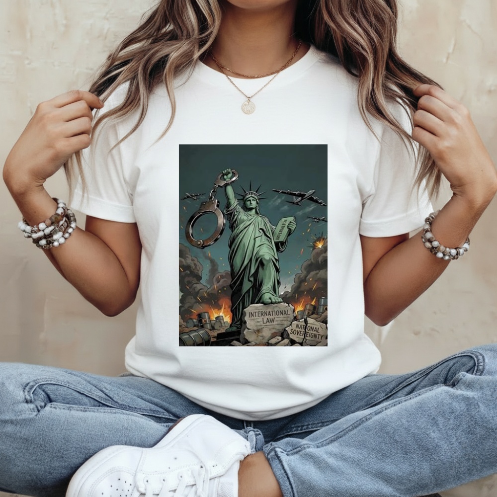 Statue of Liberty imperialism international law national sovereignty shirt