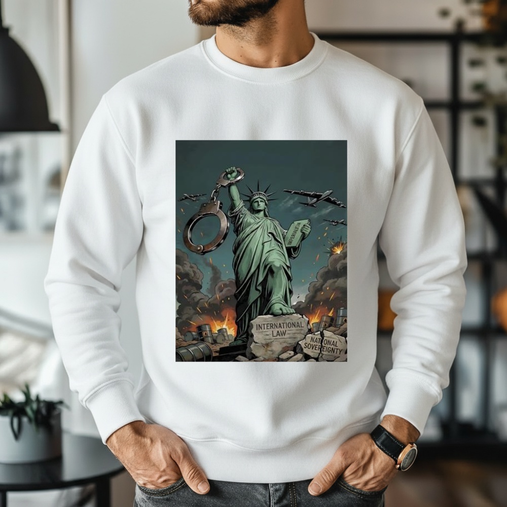Statue of Liberty imperialism international law national sovereignty shirt