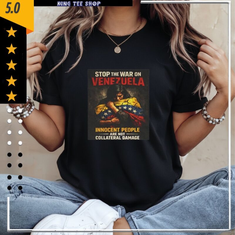 Stop the War on Venezuela Innocent People Collateral Damage Poster_Classic Women's T-Shirt