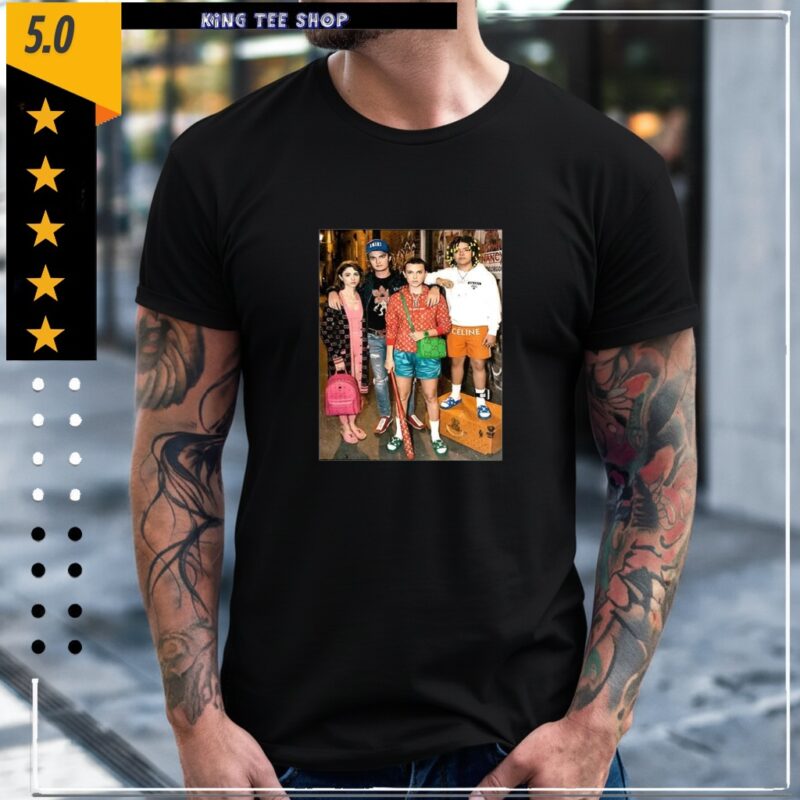 Stranger Things actors magazine cover retro_Classic Men's T-Shirt