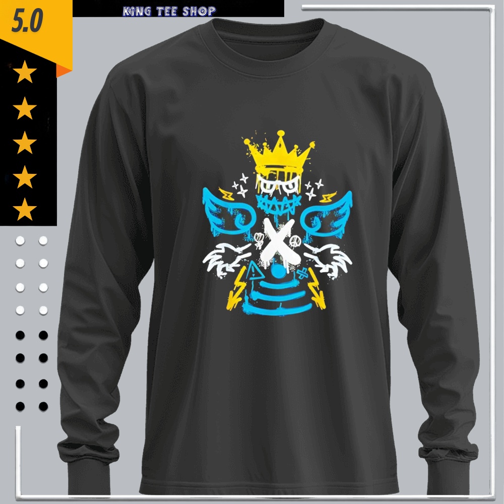 Streetwear Retro Gamma Blue Matching Shirt