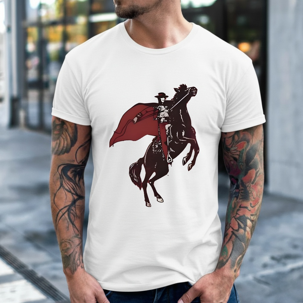 Tech M Red Grit Vintage Masked Raider T-shirt