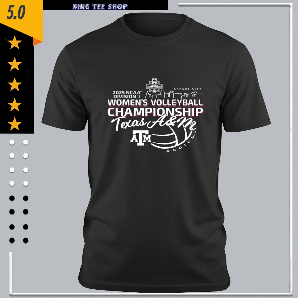 Texas A&M Aggies National Championship 2025 Volleyball Shirt
