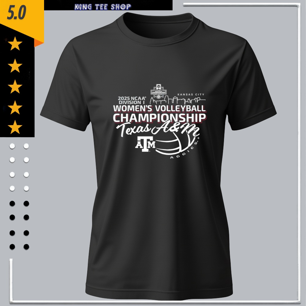 Texas A&M Aggies National Championship 2025 Volleyball Shirt