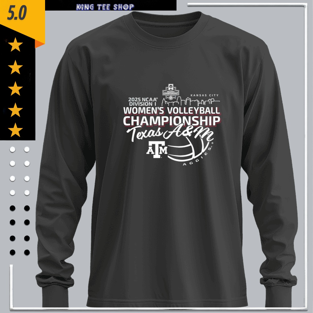 Texas A&M Aggies National Championship 2025 Volleyball Shirt