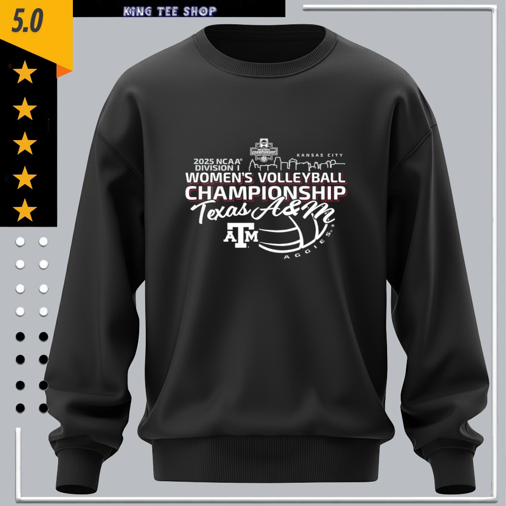 Texas A&M Aggies National Championship 2025 Volleyball Shirt