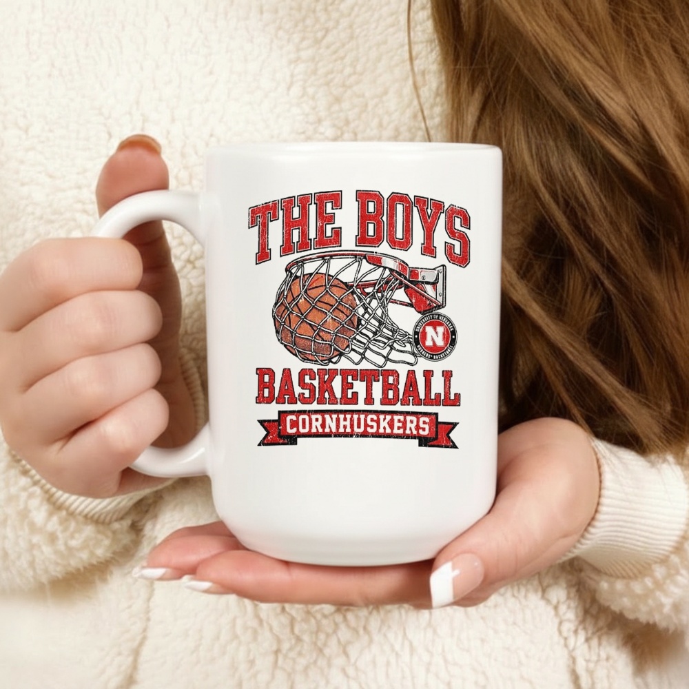 The Boys Basketball Cornhuskers Logo Shirt