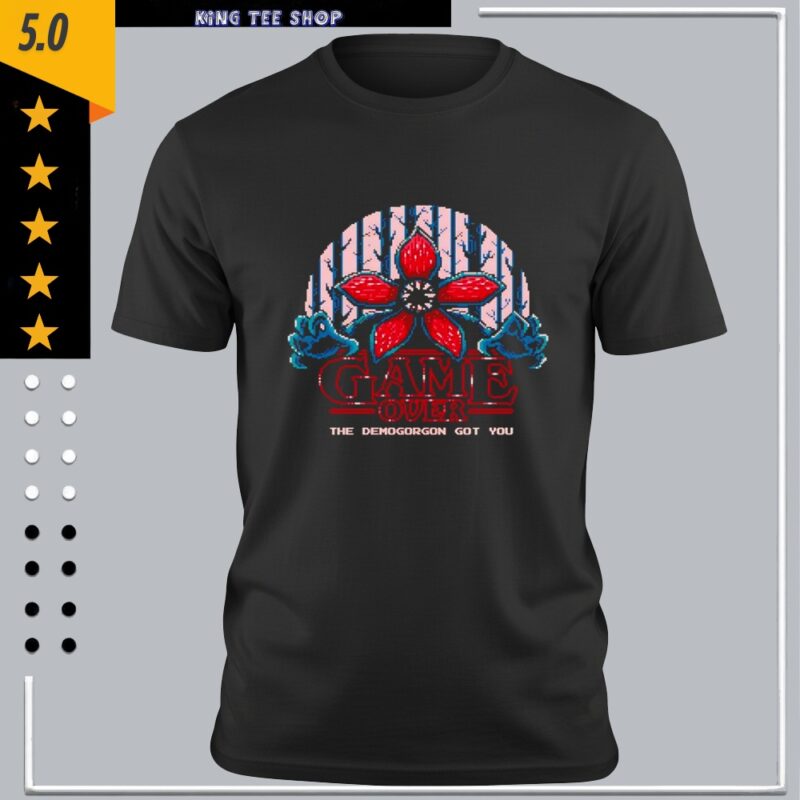 The Demogorgon got you Stranger Things Game Over pixel art_Classic Men's T-Shirt