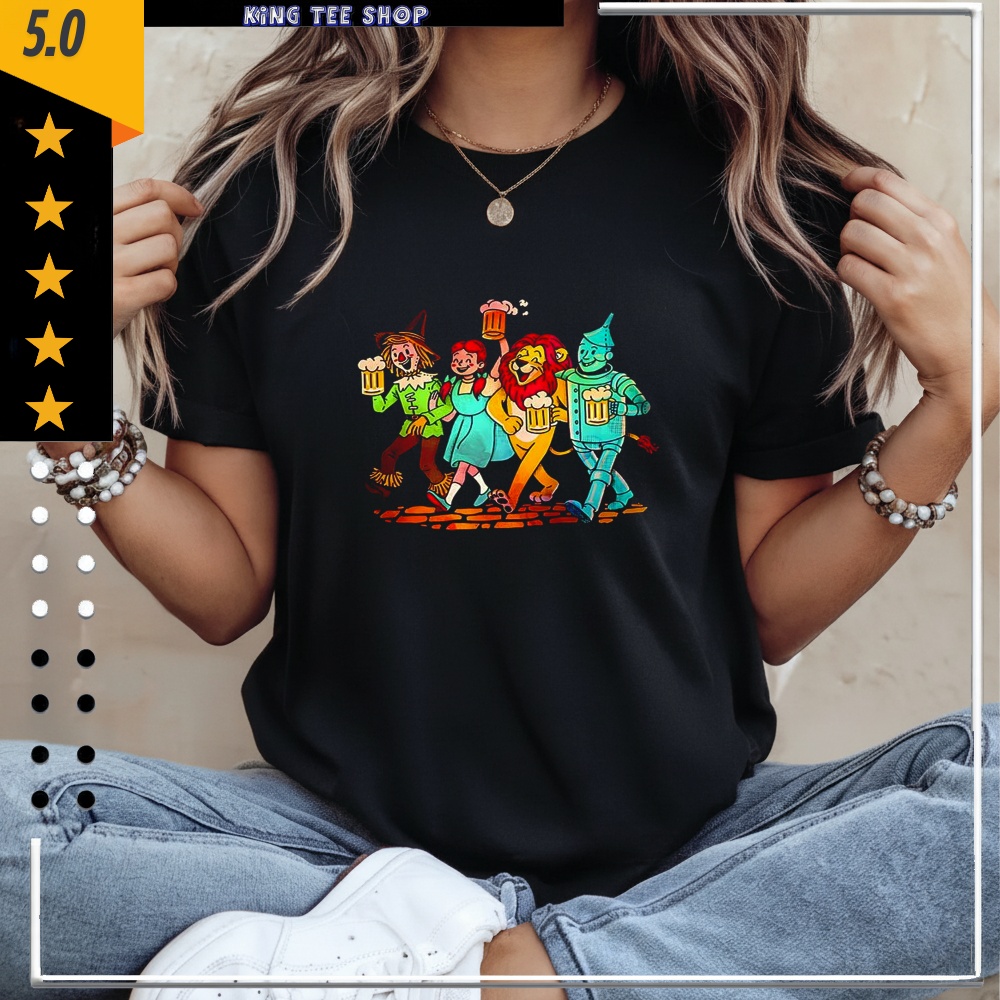 The Wizard of Oz cartoon party shirt