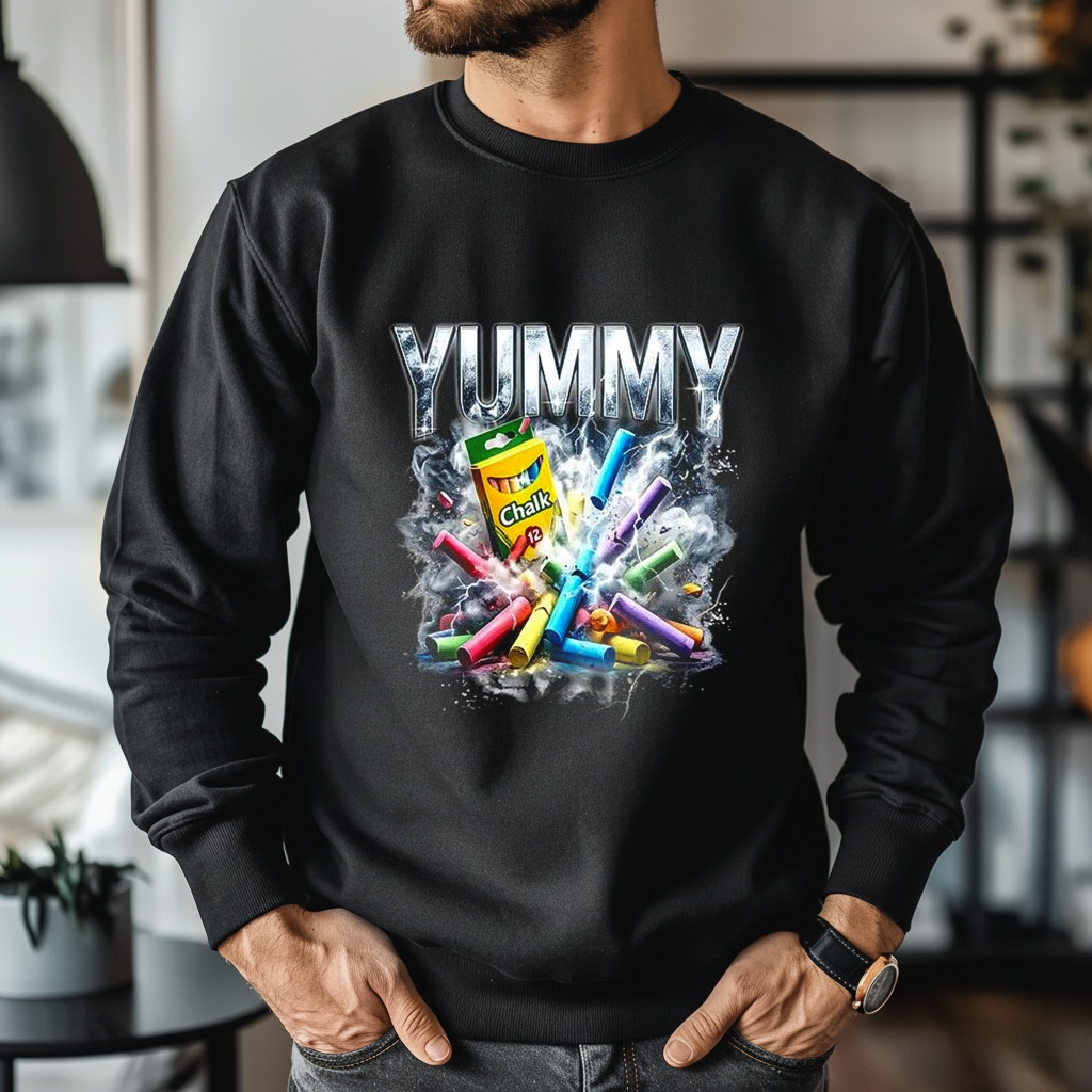 The Yummy Chalk Rap Chalkboard Vintage shirt