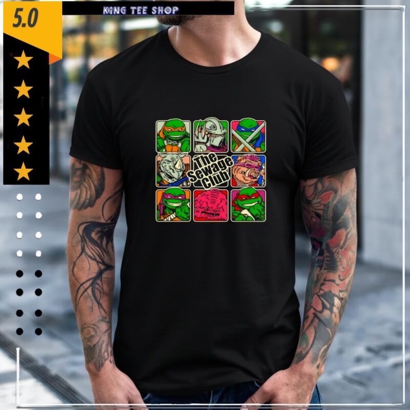 The sewage bunch Teenage Mutant Ninja Turtles cartoon_Classic Men's T-Shirt