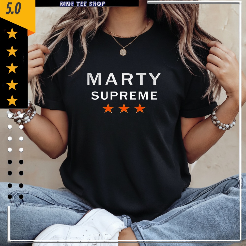 Timothée Chalamet Marty Supreme Logo Shirt