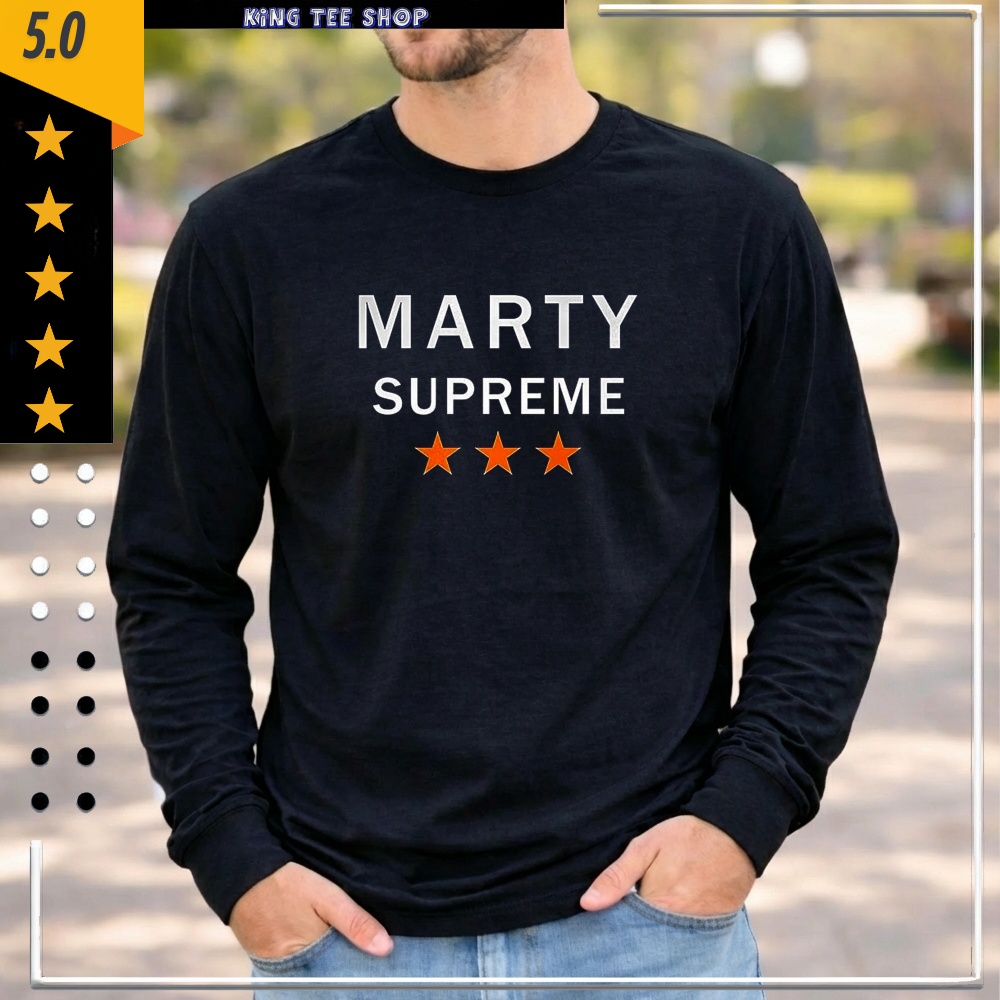 Timothée Chalamet Marty Supreme Logo Shirt