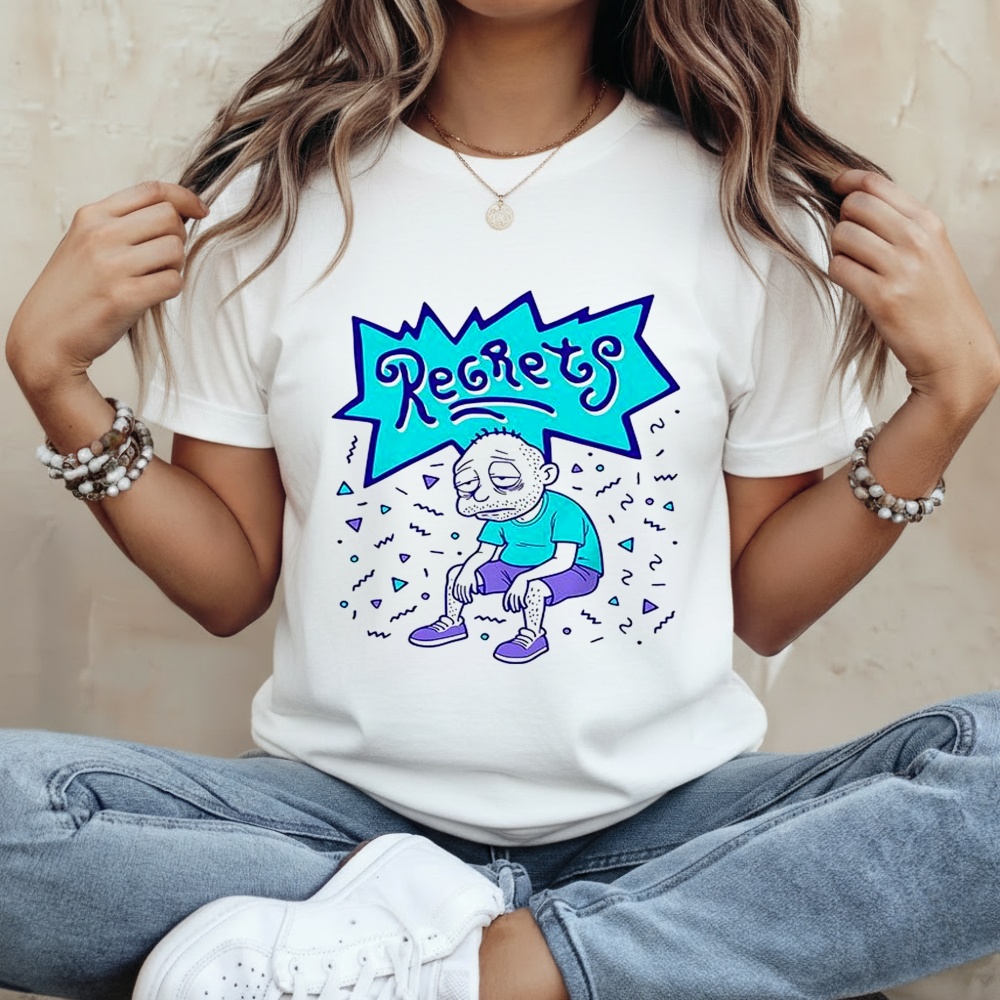 Tommy Pickles Rugrats Regrets Cartoon Shirt