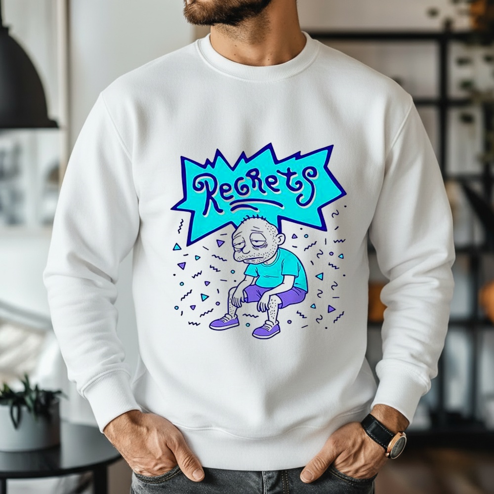 Tommy Pickles Rugrats Regrets Cartoon Shirt