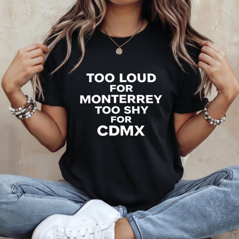 Too loud for monterrey too shy for cdmx_Ladies T-Shirt