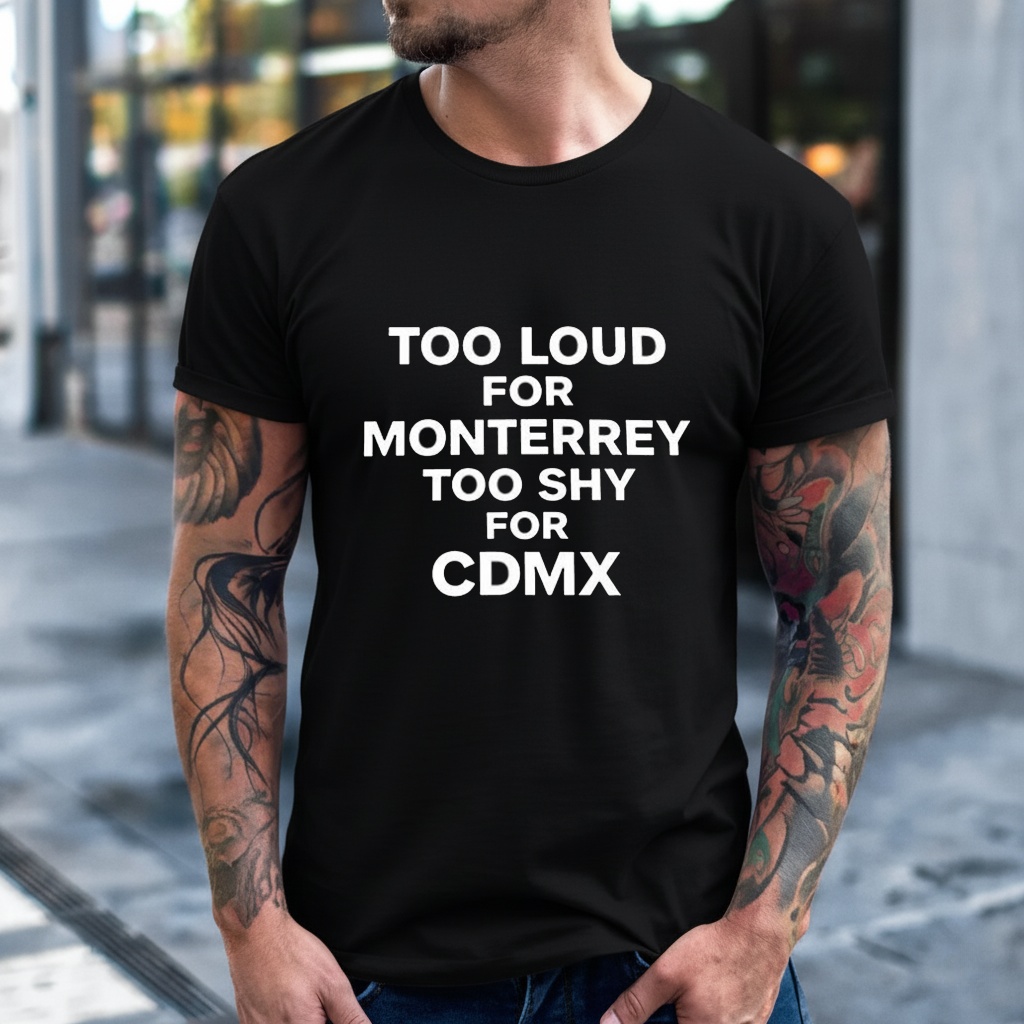 Too Loud for Monterrey Too Shy for CDMX Shirt