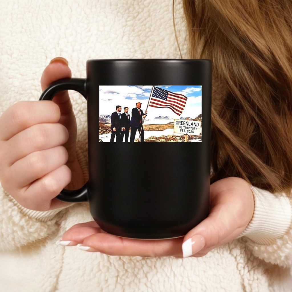 Trump Greenland US Territory Est 2026 Caricature Shirt