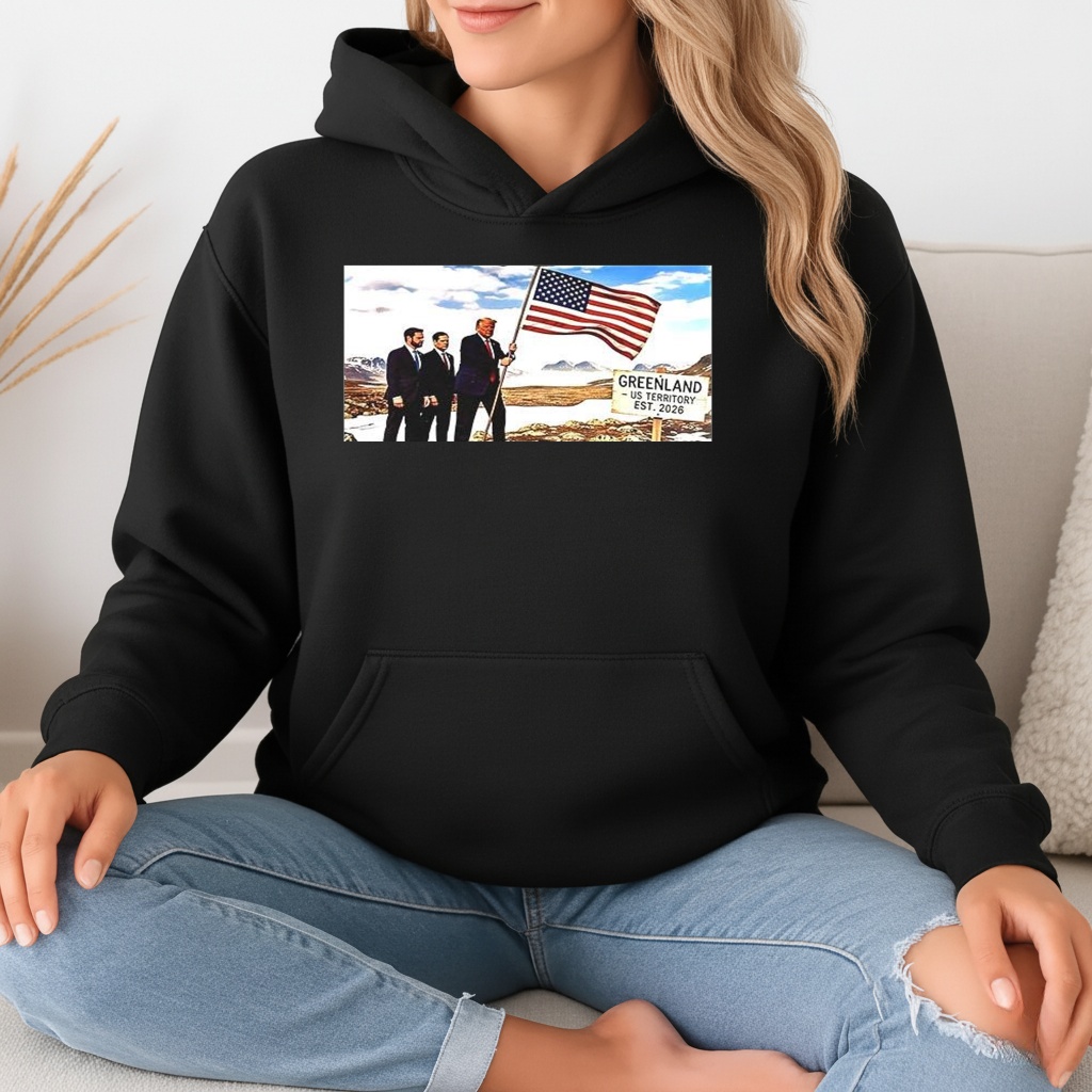 Trump Greenland US Territory Est 2026 Caricature Shirt