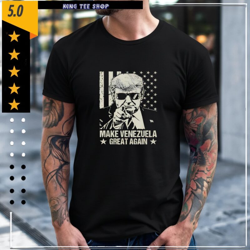 Trump Make Venezuela Great Again Funny Quote_Classic Men's T-Shirt
