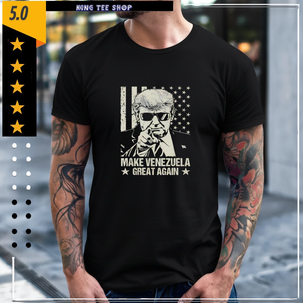 Trump Make Venezuela Great Again Funny Quote shirt