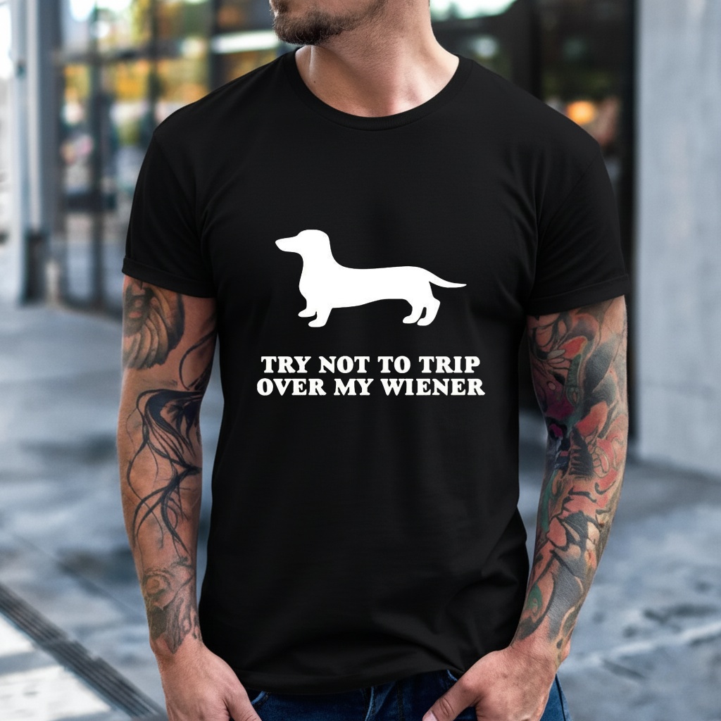 Try Not to Trip Over My Wiener Dachshund Shirt